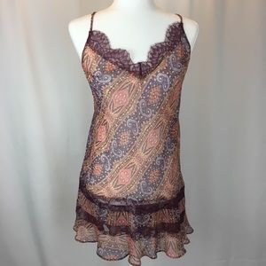 Victoria’s Secret sheer boho print nightie